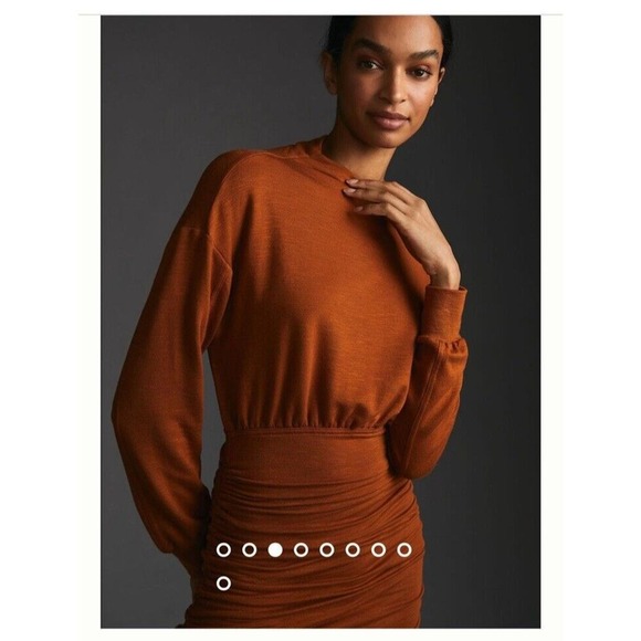 Daily Practice by Anthropologie Ruched Cozy‎ Dress Size Small - Picture 1 of 5
